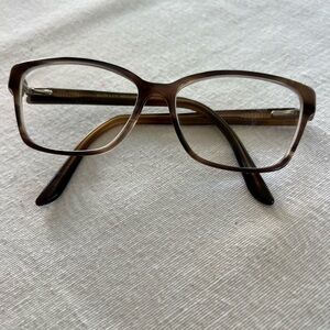 Badgley Mischka Brown Rectangular Eyeglasses